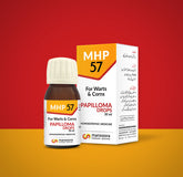 MHP - 57 (PAPILLOMA) DROPS For Warts & Corns