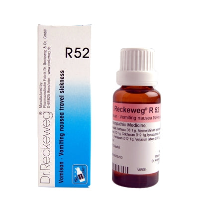 Dr. Reckeweg R52 Vomiting, Nausea and Travel Sickness
