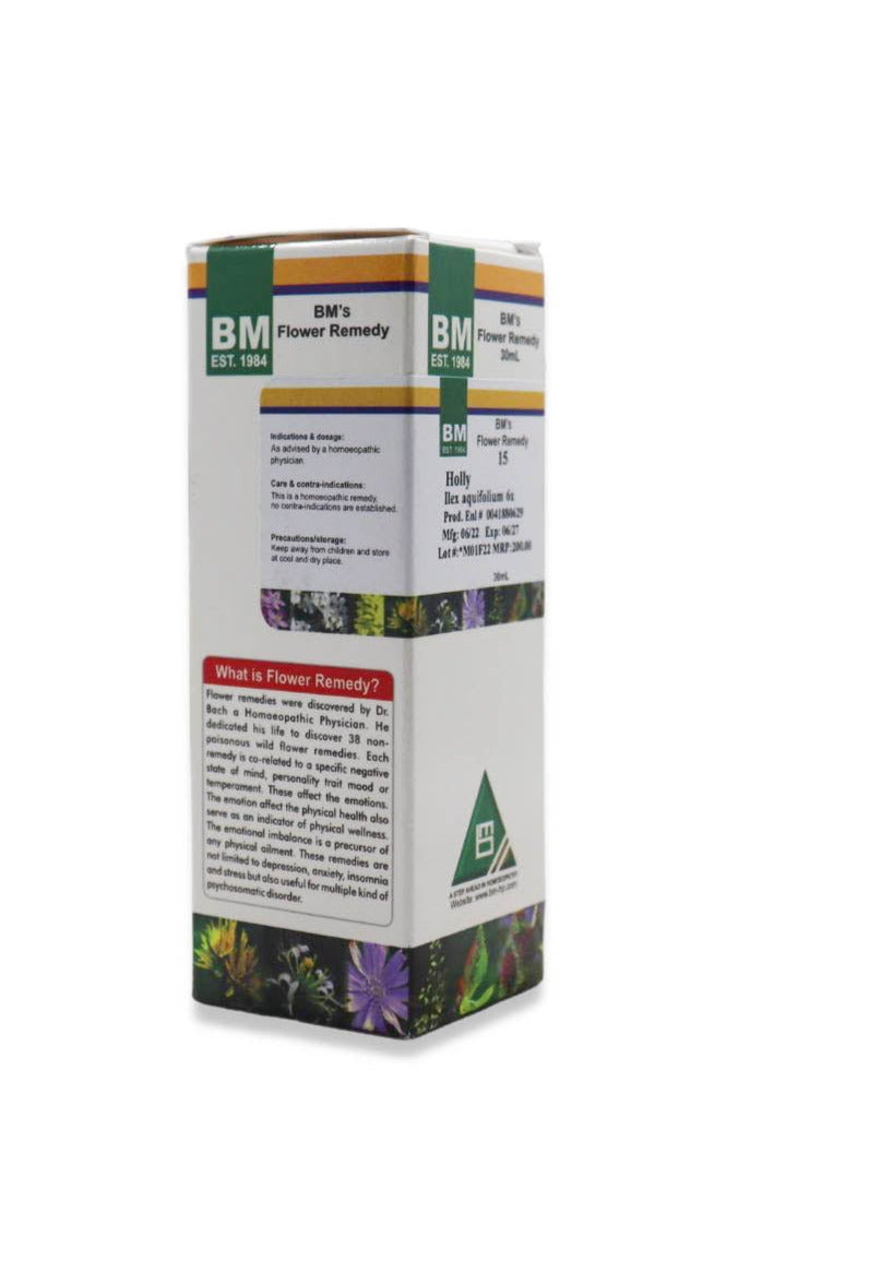 Bm Bach Flower-15 (Holly)