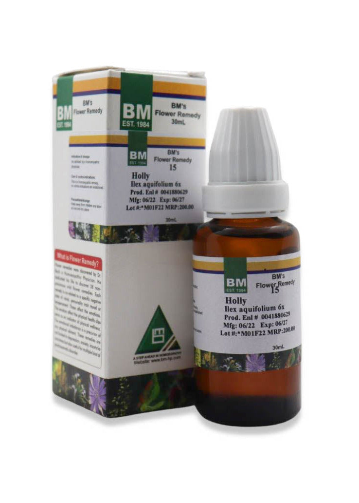 Bm Bach Flower-15 (Holly)