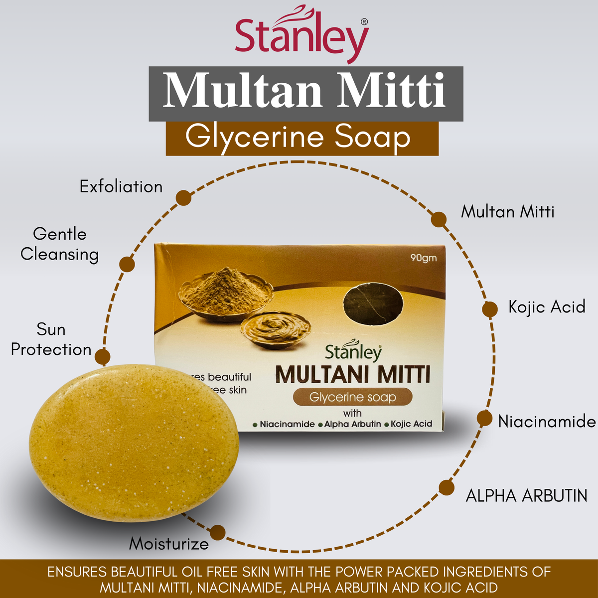 Stanley Multani Mitti Glycerin Soap