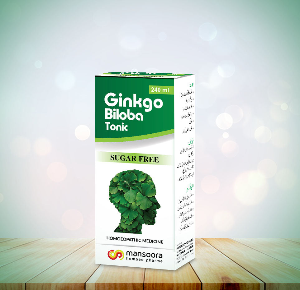 Ginkgo Biloba Tonic - Syrup Brain Tonic (Sugar Free)