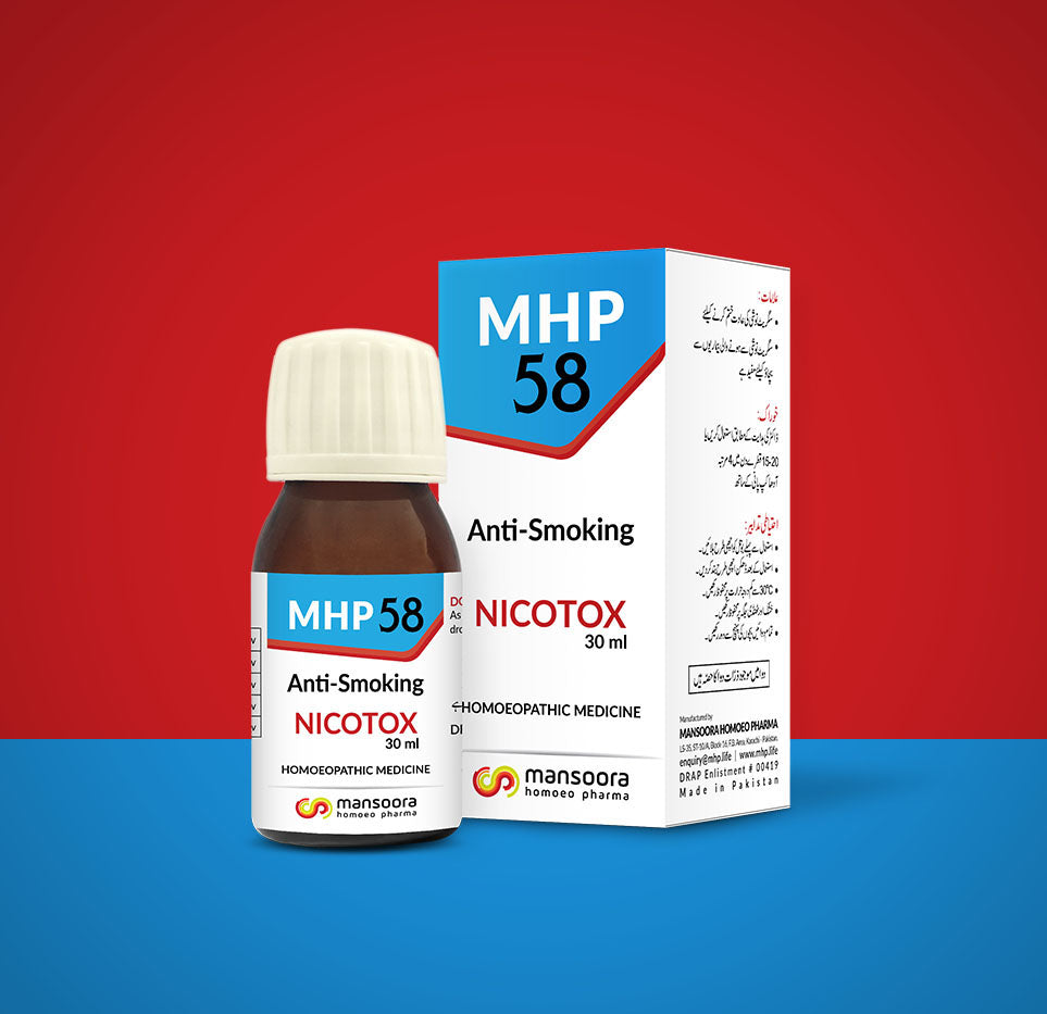 MHP - 58 (NICOTOX) DROPS Anti-Smoking
