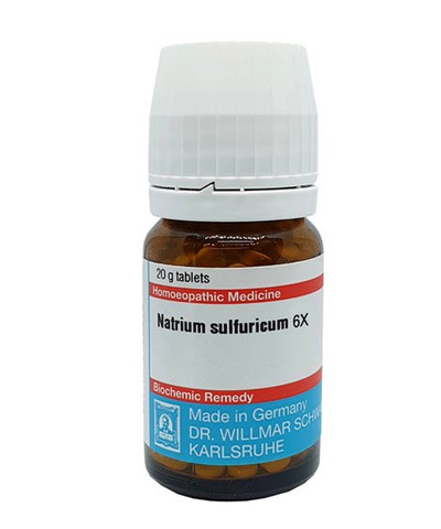 Schwabe Natrium Sulfuricum for Diarrhea,Urination,Swelling and Liver Disorders