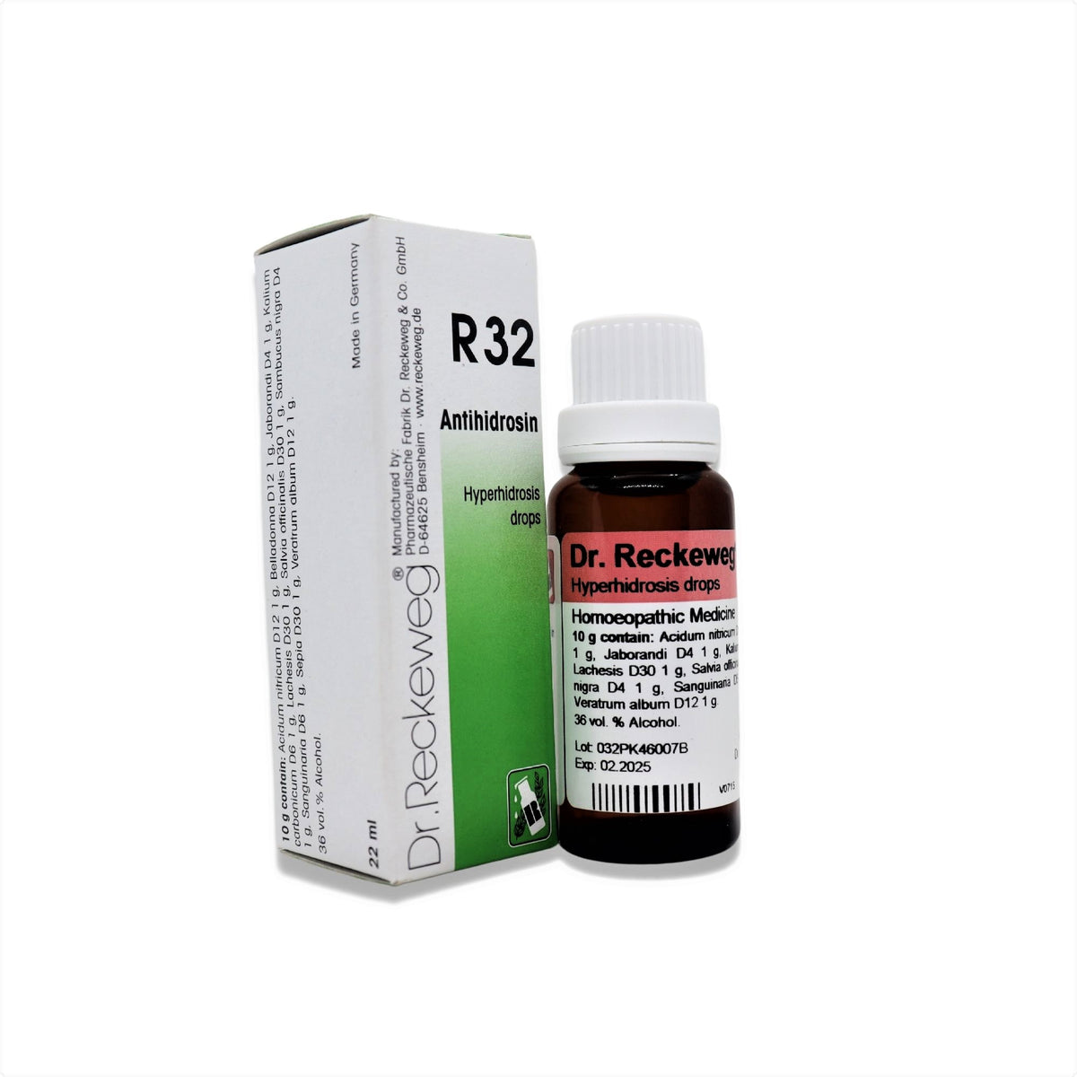 R-32 (Hyperhidrosis of varying genesis)
