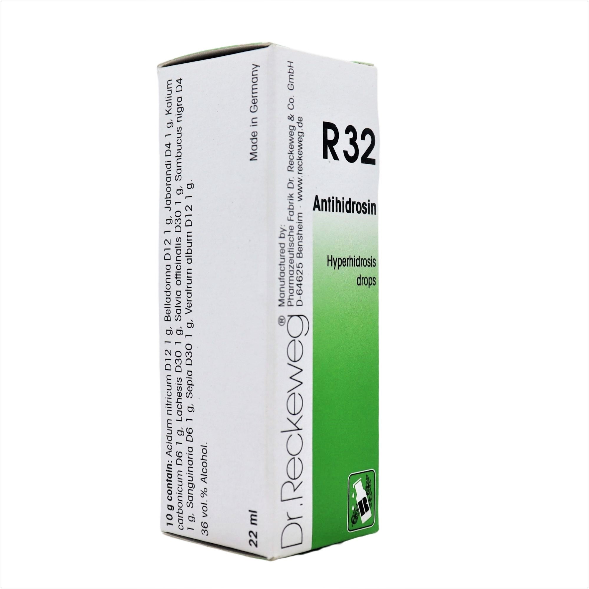 R-32 (Hyperhidrosis of varying genesis)