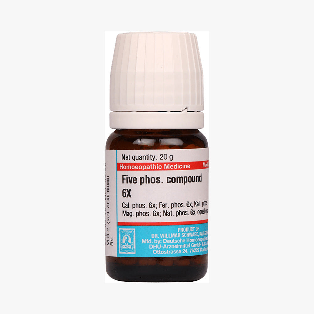 Schwabe Five Phos Compound for Weakness,Fatigue,Nervous Exhaustion,Memory Problems and Anemia