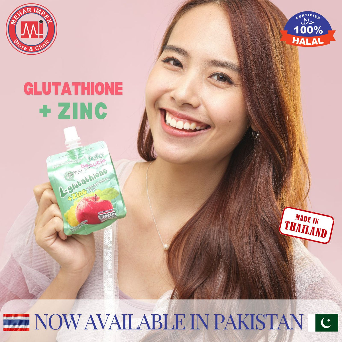 JELE Beautie L-GLUTATHIONE + ZINC