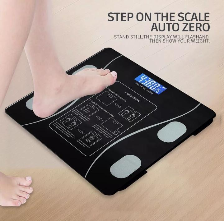 Smart Body Fat Scale - Auto Zero step on
