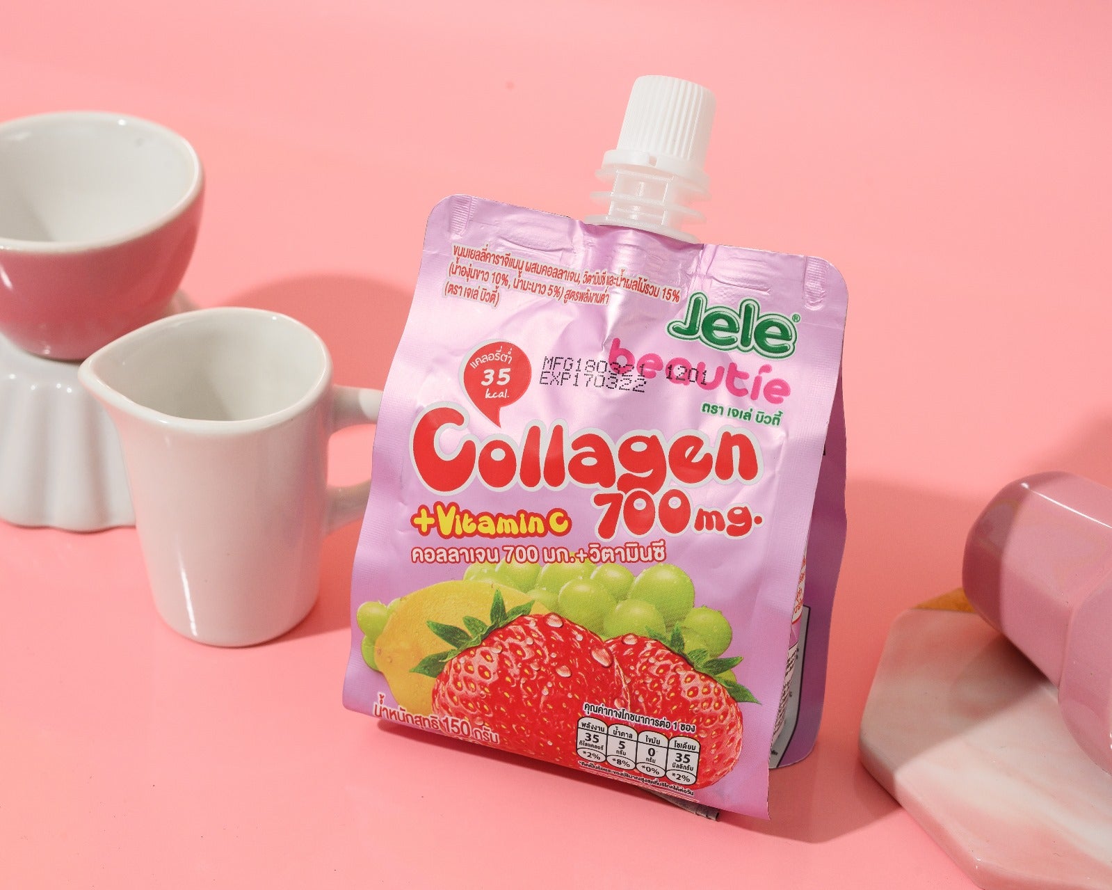 Jele Beautie Strawberry with Collagen