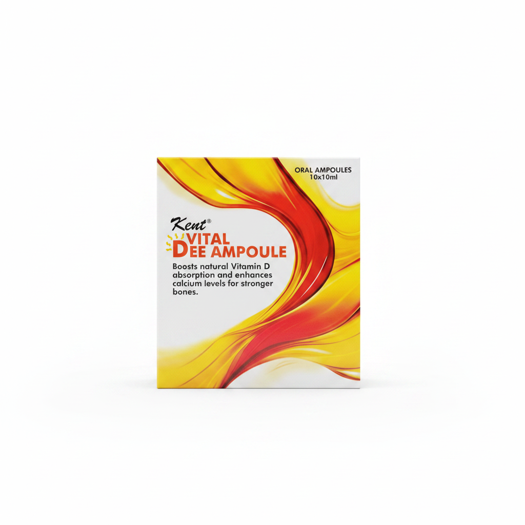 Kent Vital Dee Ampoule box white background